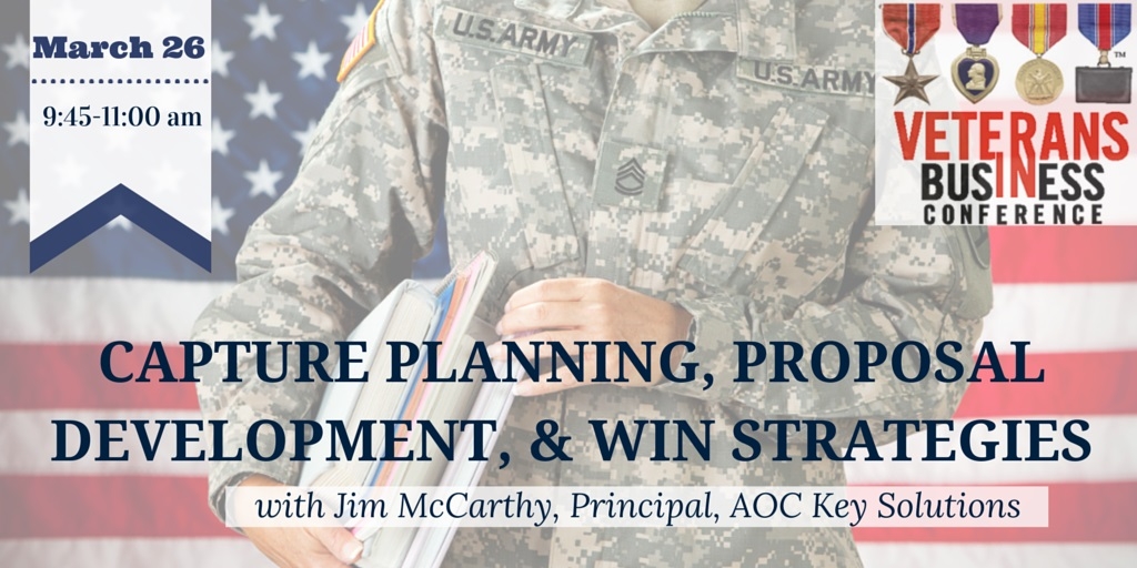 veterans in business- capture planning and proposal development session